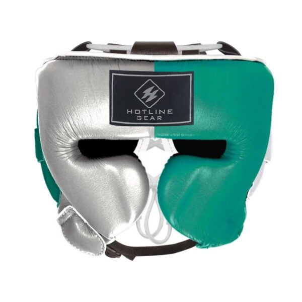 Cheek Protector Head Guard - Silver Green